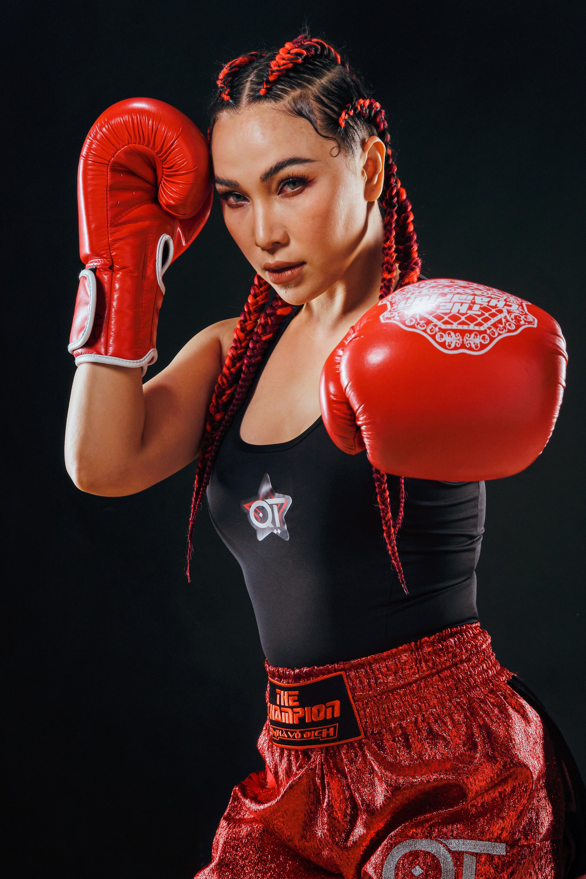 Diễn viên Quỳnh Thư 'lột xác' với vai trò mới - 'võ sĩ boxing' tại The Champion 2021 Ảnh 4