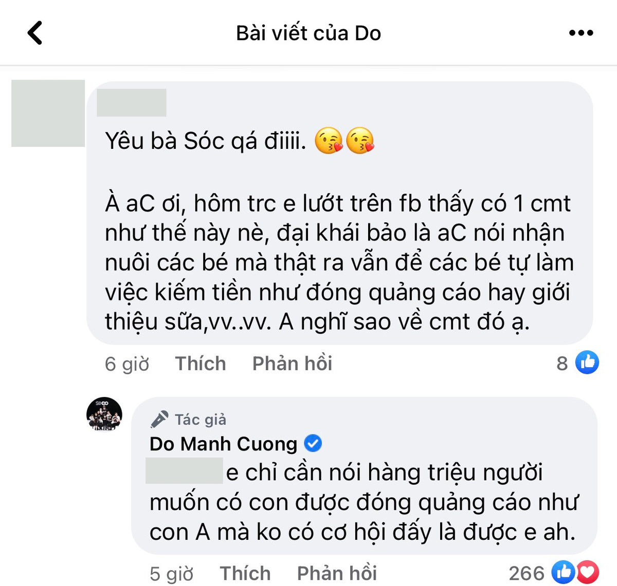 Bị nói nhận con nuôi để đào tạo cho đóng quảng cáo kiếm tiền, NTK Đỗ Mạnh Cường phản ứng ra sao? Ảnh 2