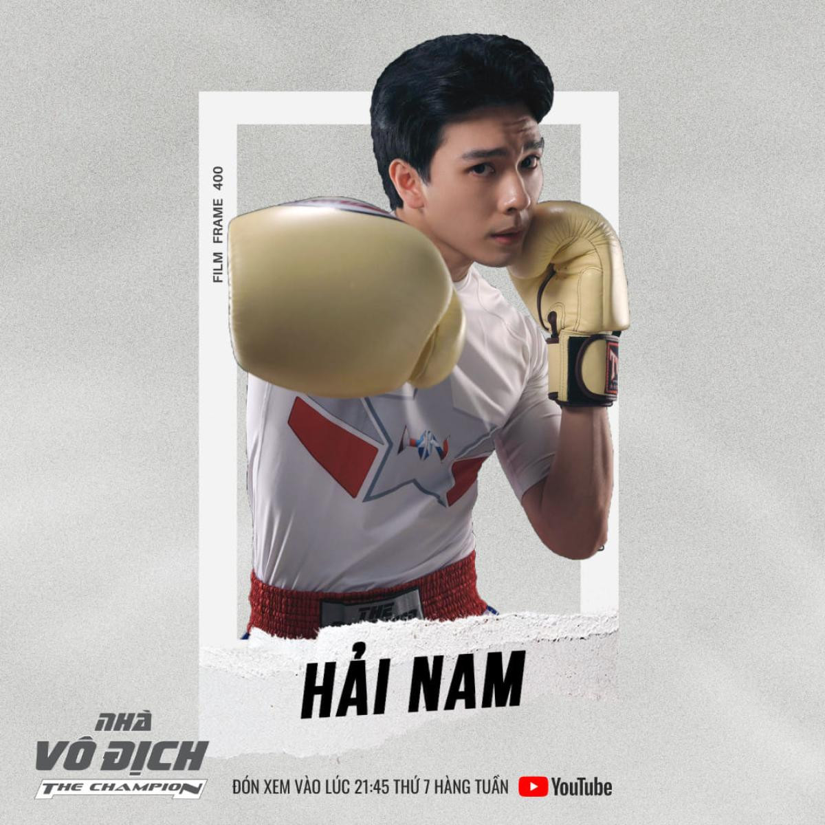 Hotboy màn ảnh Hải Nam trở thành 'tay đấm' của The Champion 2021 Ảnh 1