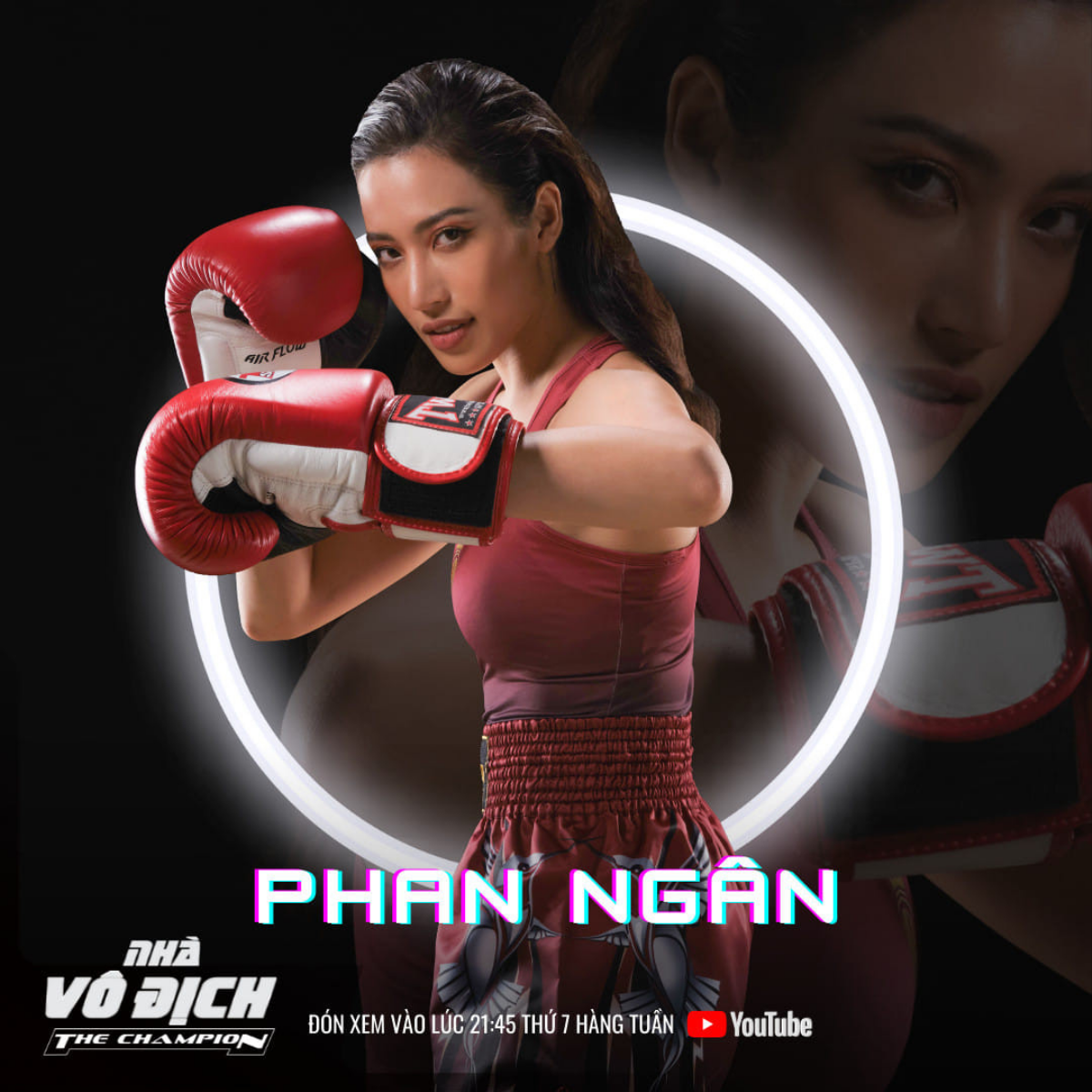 'Nữ hoàng lookbook' Phan Ngân trở thành tay đấm boxing tại The Champion 2021 Ảnh 3