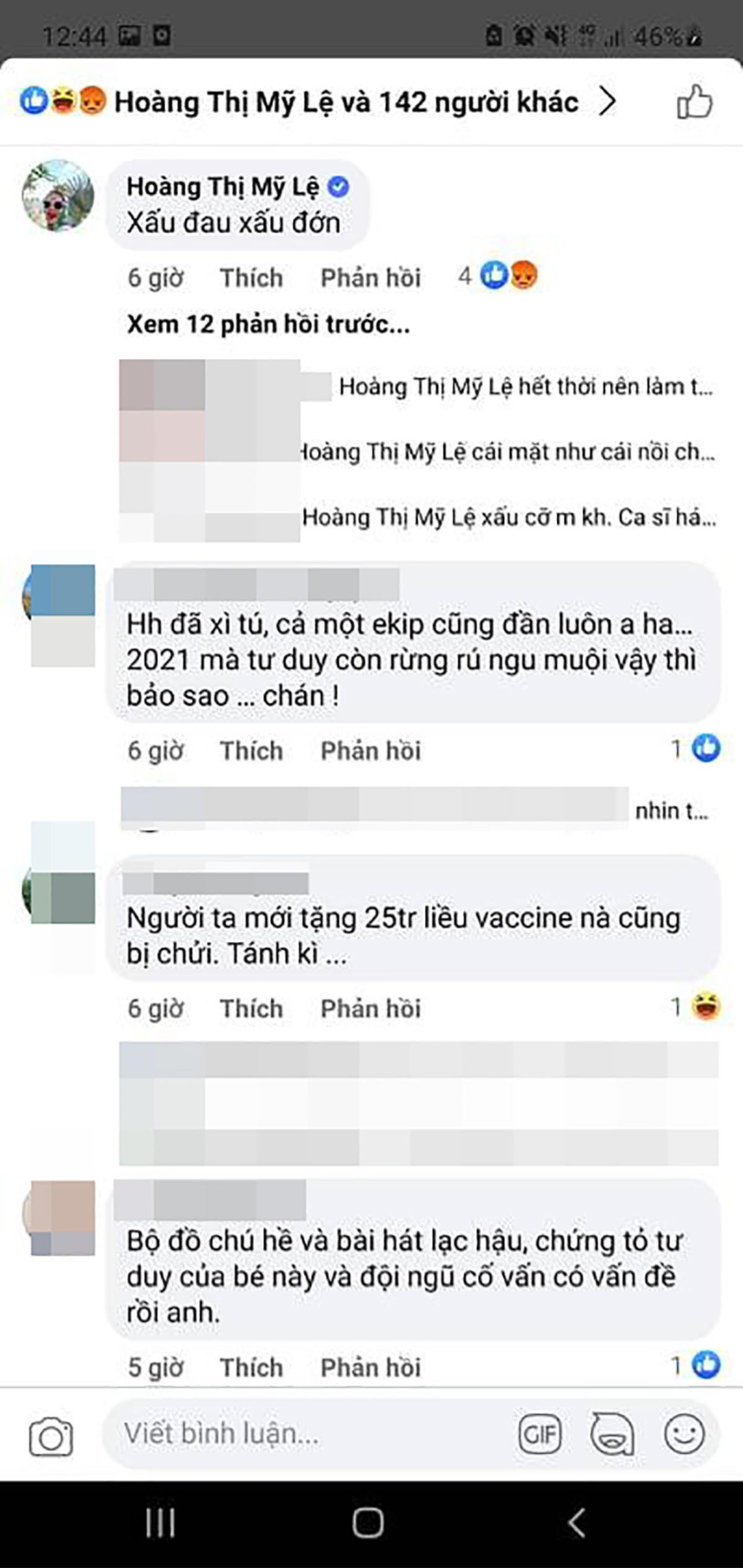 Một ca sĩ Vbiz thẳng thừng chê bai HH Đỗ Thị Hà và trang phục 'Nhụy Kiều tướng quân' là 'xấu đau xấu đớn' Ảnh 6