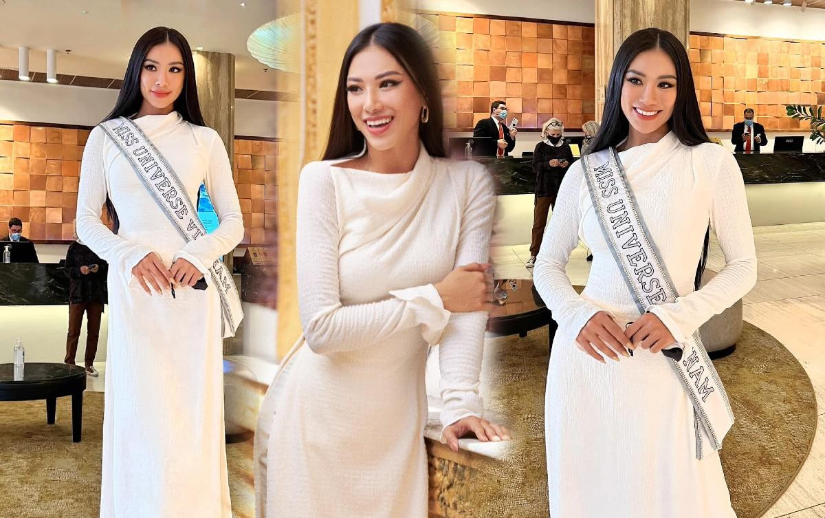 Diện áo dài tại Israel, Kim Duyên ghi điểm tuyệt đối với fan Miss Universe: Nền nã rất Việt Nam Ảnh 1