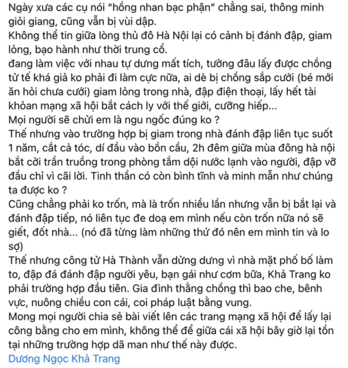 Một nữ siêu mẫu Vbiz bị chồng bạo hành như thời trung cổ, còn cắt tóc, dí đầu vào bồn cầu? Ảnh 3