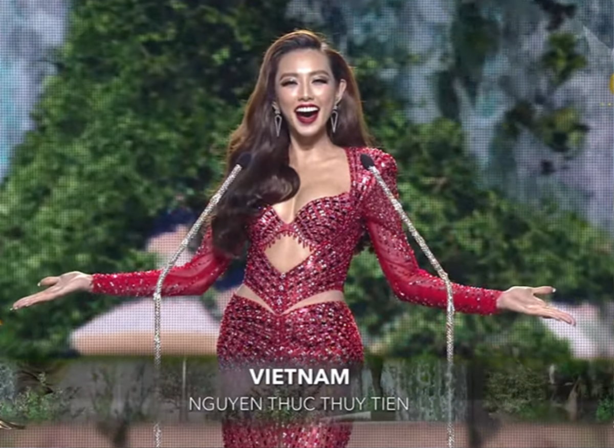 'Miss Cut-out' Thùy Tiên lộng lẫy xuất thần với layout 'Kim cương đỏ' tại bán kết Miss Grand Ảnh 2