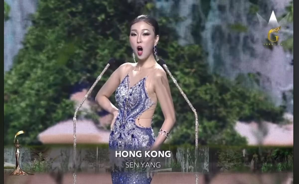 Không còn 'tấu hài', Miss Grand Hong Kong sang chảnh tuyệt đối đêm Bán kết, skill xoay thần sầu Ảnh 1