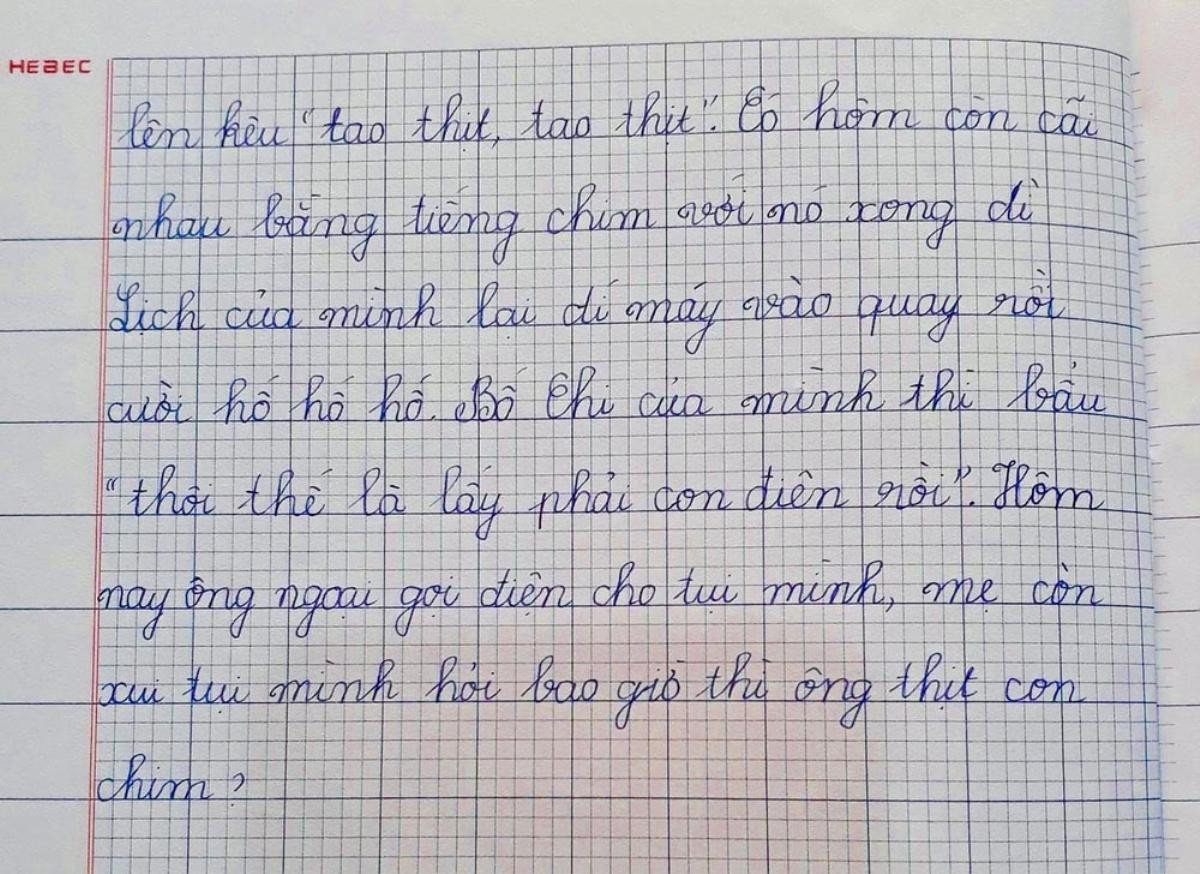 Viết bài văn về 'tiếng ồn', cậu bé tiểu học không quên 'bóc phốt' bố mẹ khiến dân tình cười ngất Ảnh 2