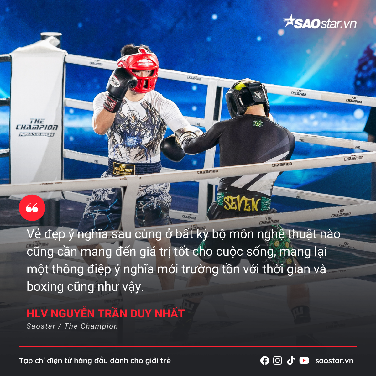 Những câu nói ấn tượng trong tập 1 The Champion 2021 Ảnh 1