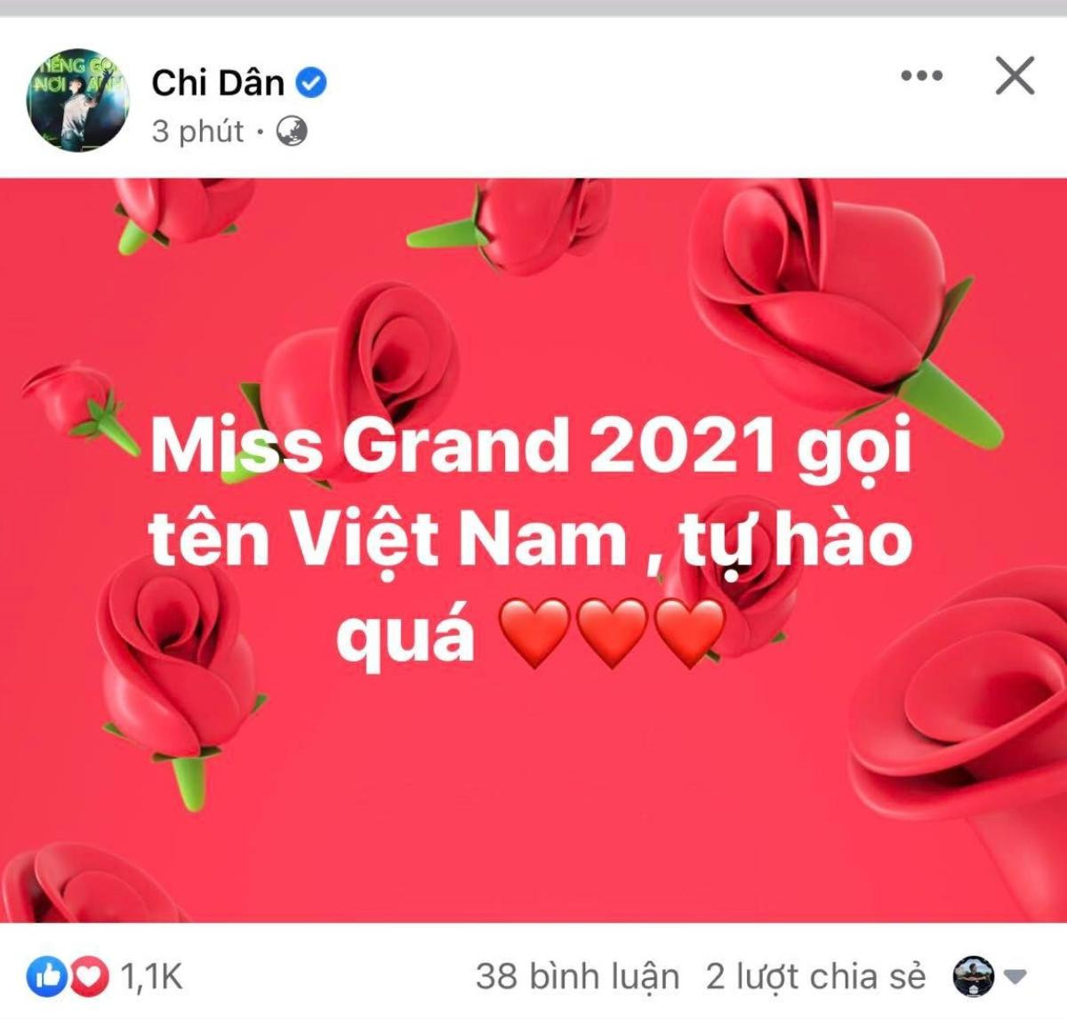 Thu Trang, Nam Thư, Chi Dân cùng dàn sao Việt chúc mừng Thùy Tiên đăng quang Miss Grand International Ảnh 5