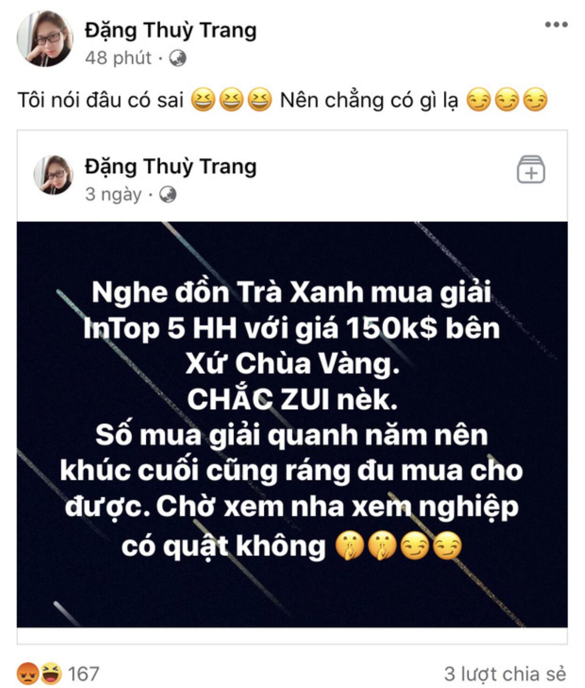 Một sao nữ Vbiz gay gắt bênh vực Thùy Tiên sau khi đàn em bị tố mua giải: 'Nín miệng lại cho em gái nhờ' Ảnh 2