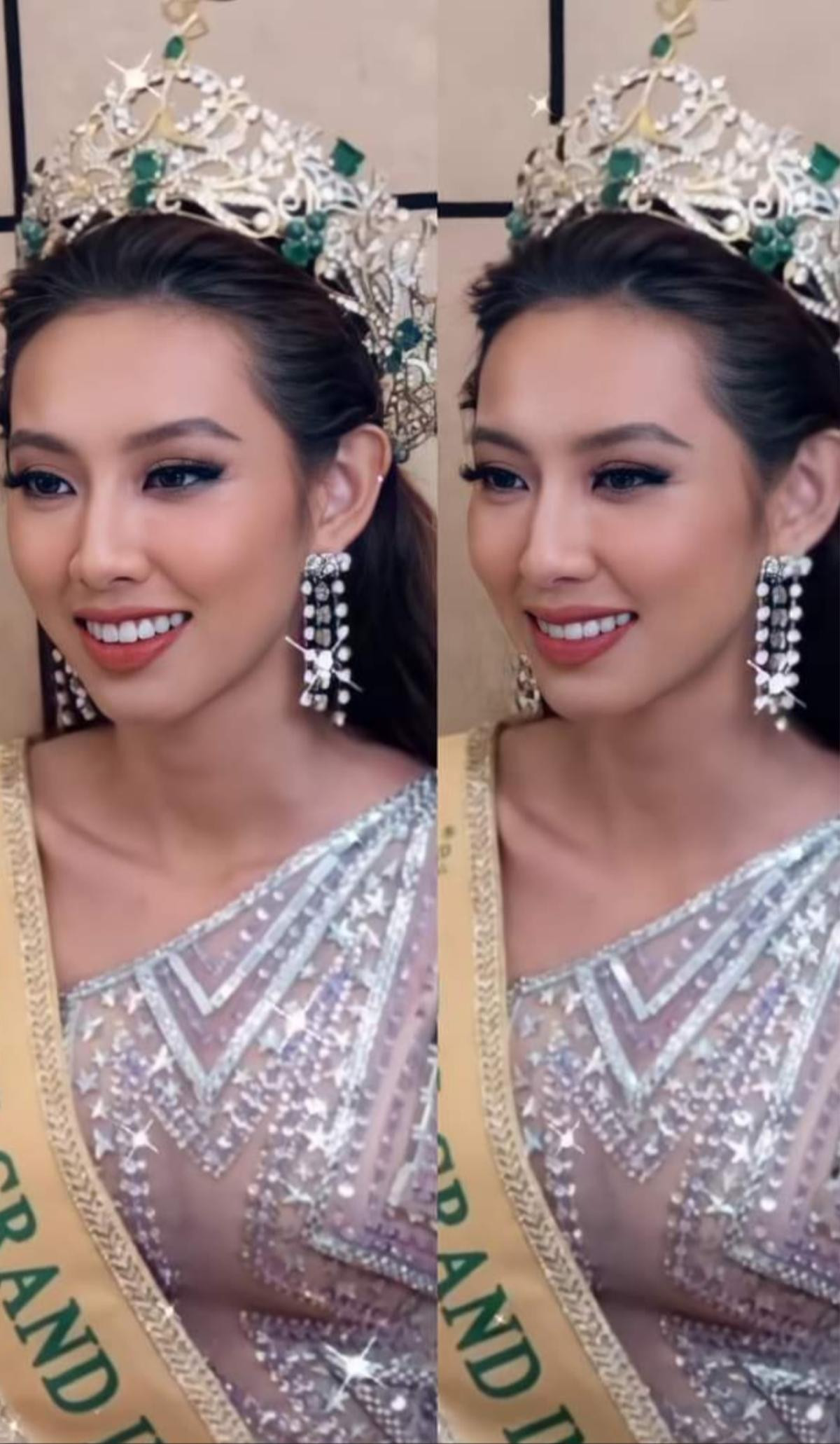 Lộ diện bức hình đầu tiên với cương vị Miss Grand của Thủy Tiên, bận rộn vẫn đẹp mê hồn Ảnh 1