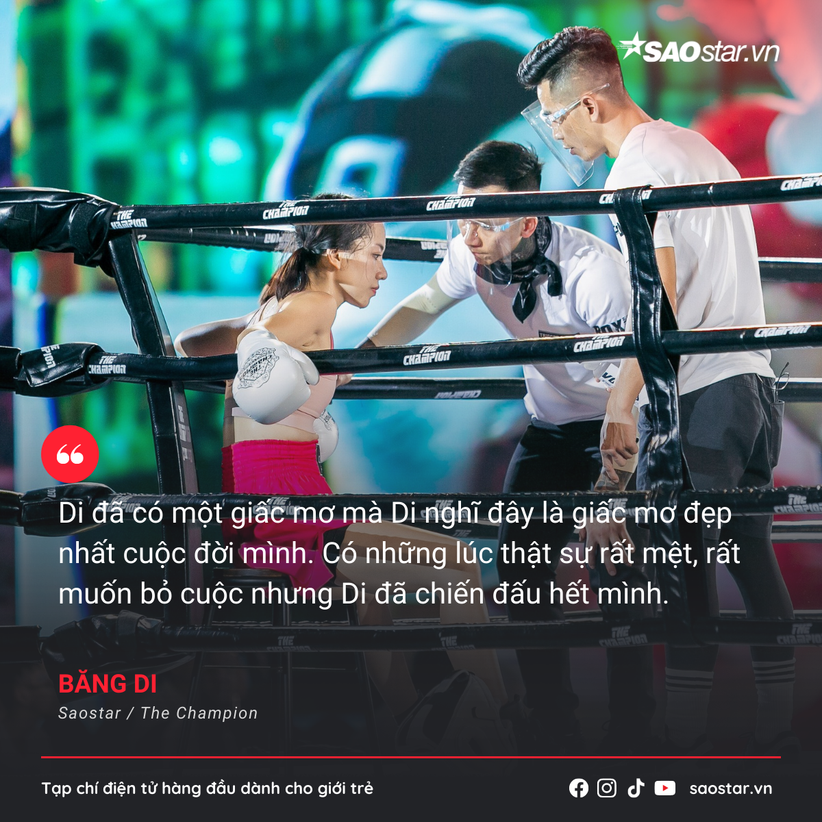 Sau thất bại trước Thùy Anh tại The Champion, Băng Di thổ lộ: 'Tôi đã có giấc mơ đẹp nhất cuộc đời mình' Ảnh 4