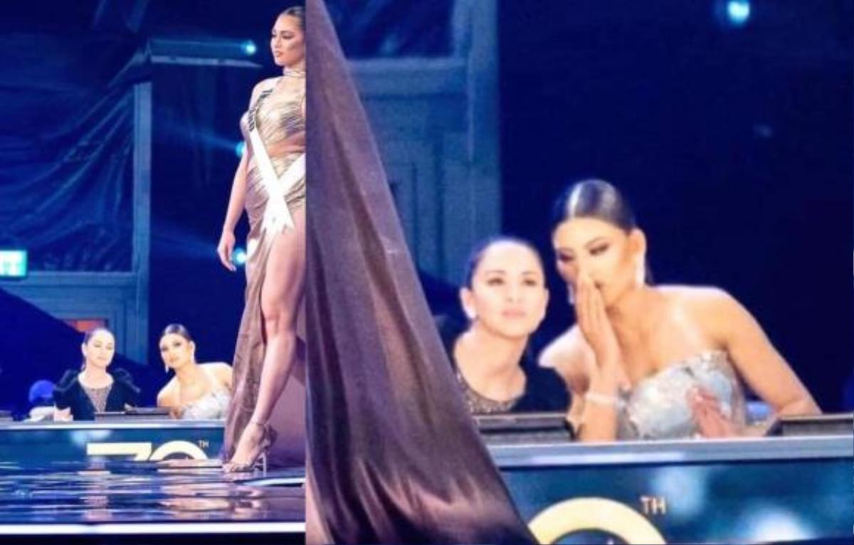 Khó lòng cưỡng lại vẻ cute của Marian Rivera và Hoa hậu Ấn Độ khi chấm thi Miss Universe 2021 Ảnh 8