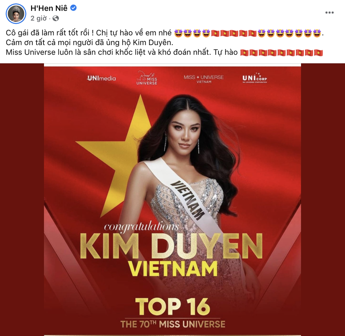 Kim Duyên lọt Top 16 Miss Universe: Hoàng My tự hào, Phương Khánh nhắn nhủ xúc động Ảnh 3