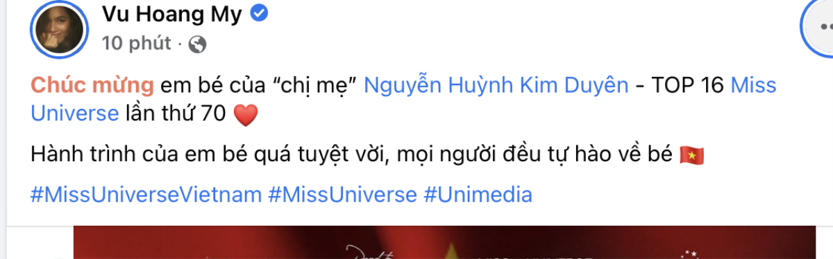 Kim Duyên lọt Top 16 Miss Universe: Hoàng My tự hào, Phương Khánh nhắn nhủ xúc động Ảnh 2