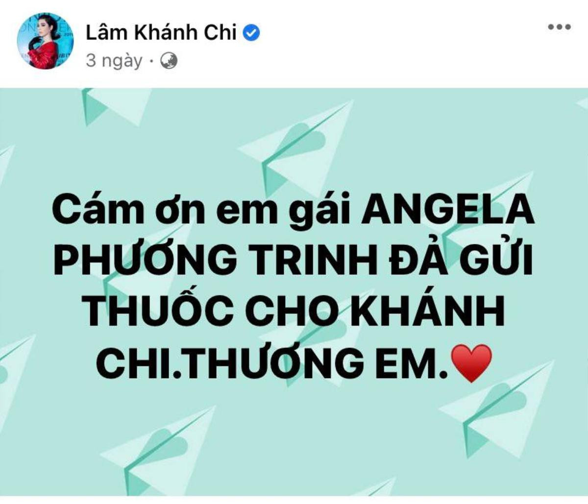 Lâm Khánh Chi cho biết đã khỏi bệnh nhờ uống thuốc của Angela Phương Trinh Ảnh 3