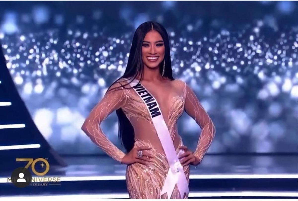 Khoảnh khắc Kim Duyên lọt top 16 Miss Universe nhưng trớ trêu bị ban tổ chức viết sai tên Ảnh 4