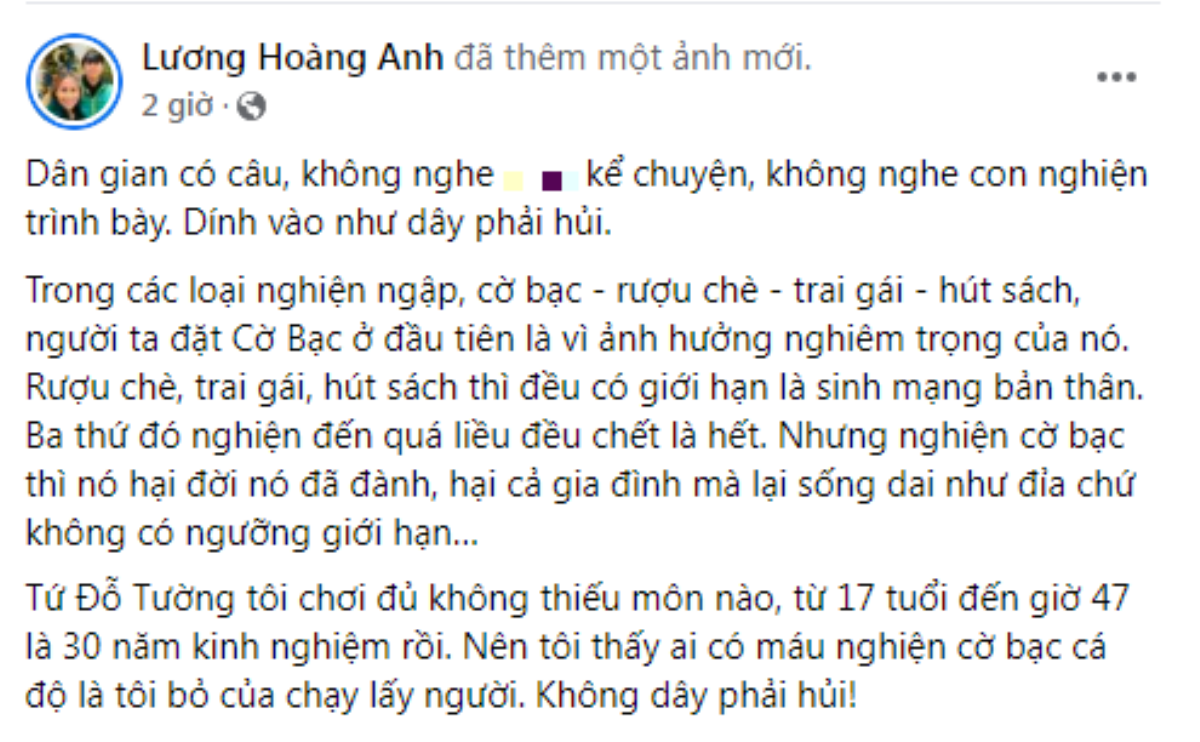 Vợ cũ Huy Khánh mỉa mai NS Thương Tín: 'Tôi thấy ai có máu nghiện cờ bạc là tôi bỏ của chạy lấy người' Ảnh 2