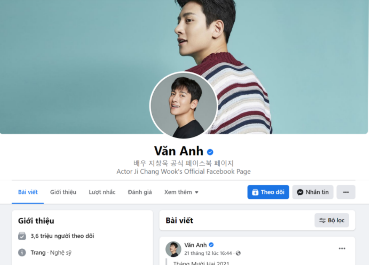 Fanpage 3 triệu followers của Ji Chang Wook bất ngờ bị đổi tên thành tiếng Việt, chuyện gì xảy ra? Ảnh 2