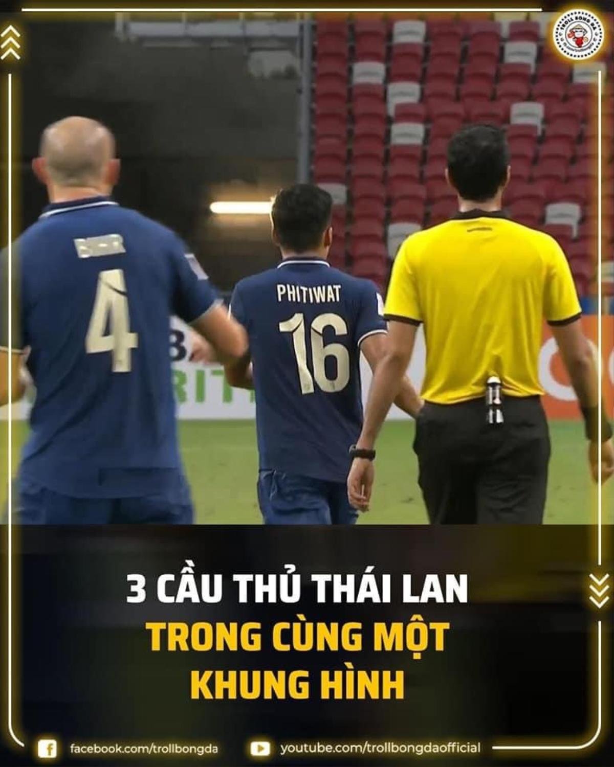 Đập nát tivi vì trọng tài Qatar xử ép Việt Nam, fans căm phẫn chế ảnh cầu thủ 12 của Thái Lan Ảnh 6