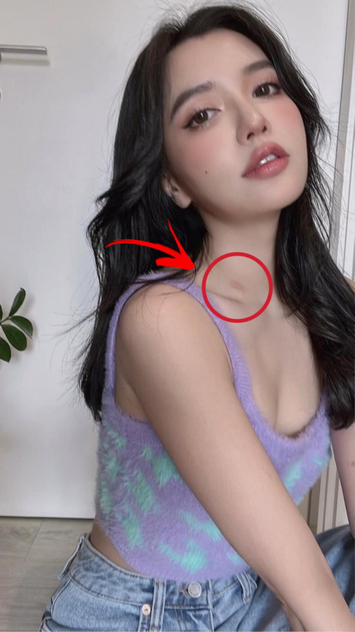 Bích Phương để lộ dấu vết lạ trên cổ, netizen vào hỏi thằng: 'Ai hickey Bích Phương thế này?' Ảnh 2