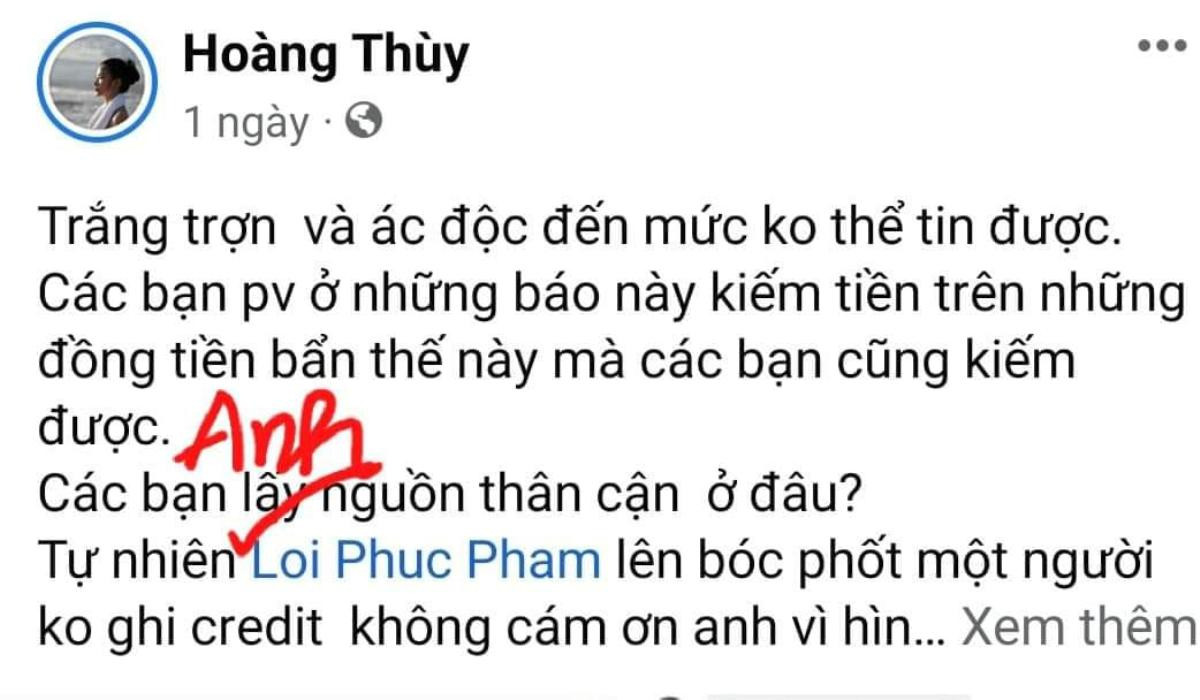 Hoàng Thùy bị nhiếp ảnh gia chỉ trích thái độ 'vô lễ', thiếu nền tảng văn hóa? Ảnh 4