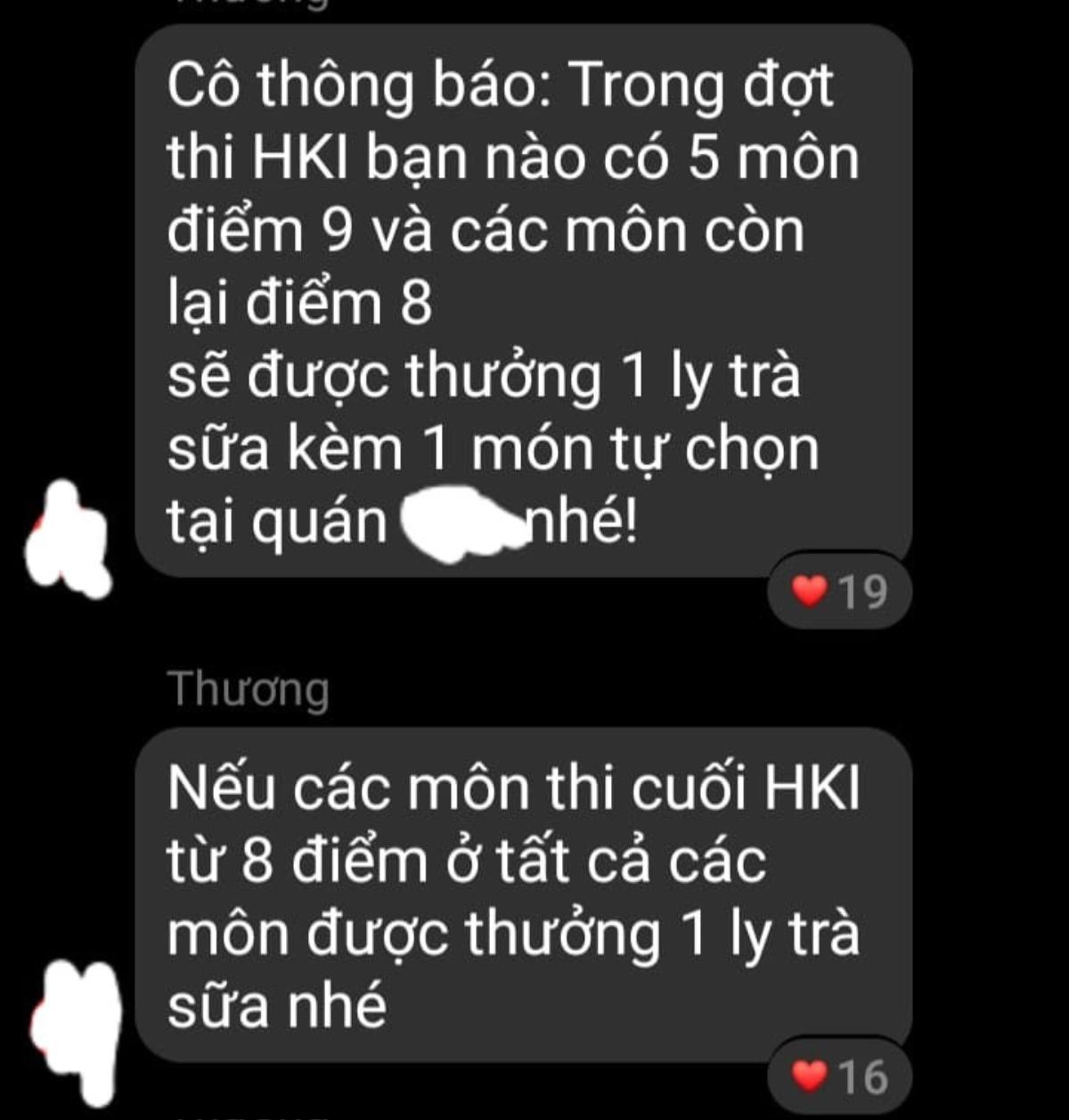 Lớp học rần rần 'thả tim' cho cô giáo bởi thông báo phần thưởng nếu đạt điểm cao bài thi HK1 Ảnh 1