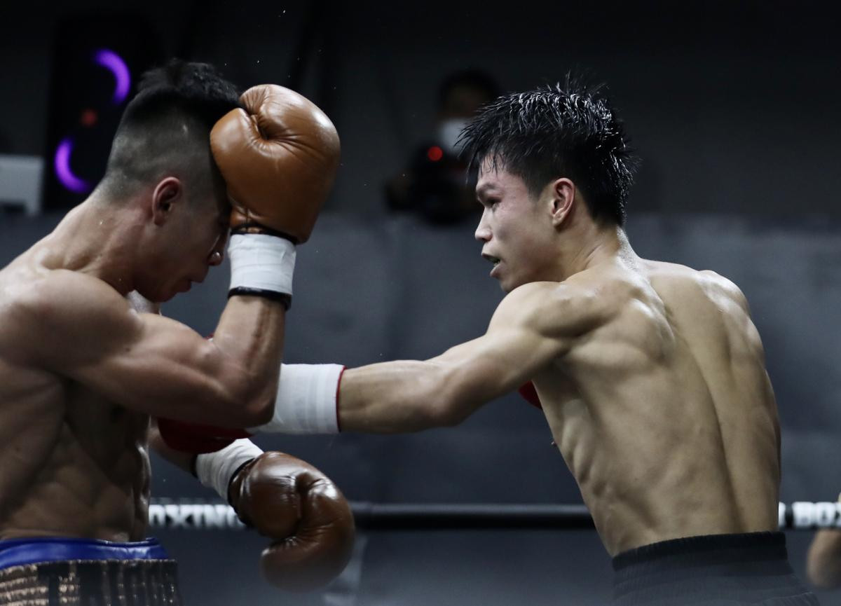 Cận cảnh HLV The Champion đánh đẹp mắt, thắng knock-out võ sĩ Thái Lan Ảnh 5