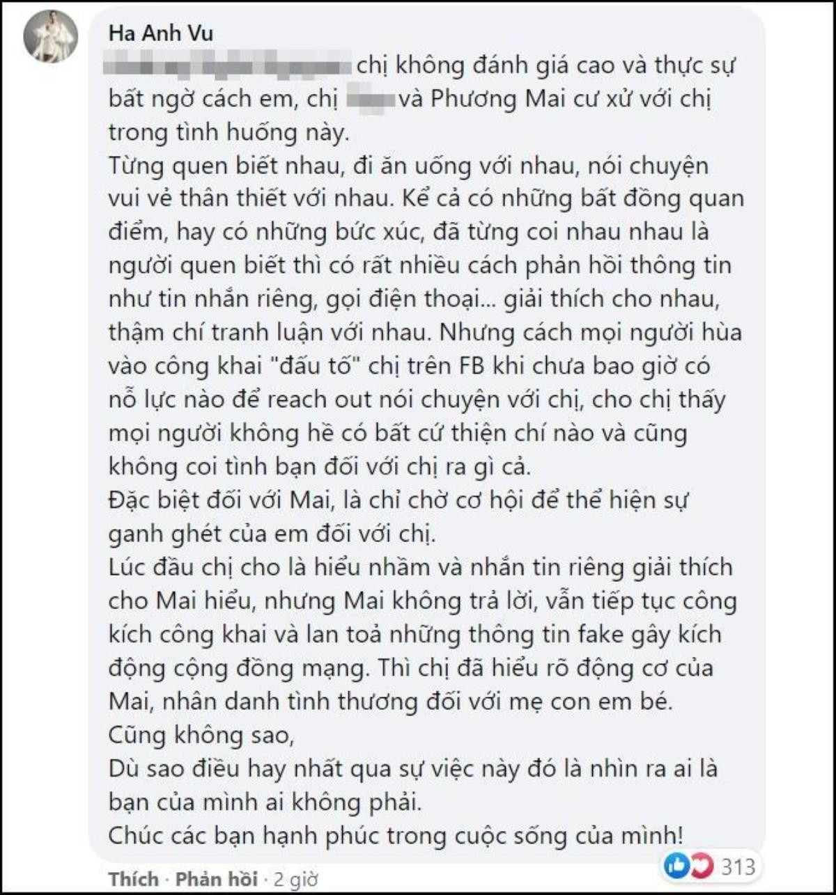 Hà Anh bị Phương Mai 'dội nước lạnh' khi phân trần vụ bé gái 8 tuổi, bóc sự thật 'ảnh thân thiết' Ảnh 10