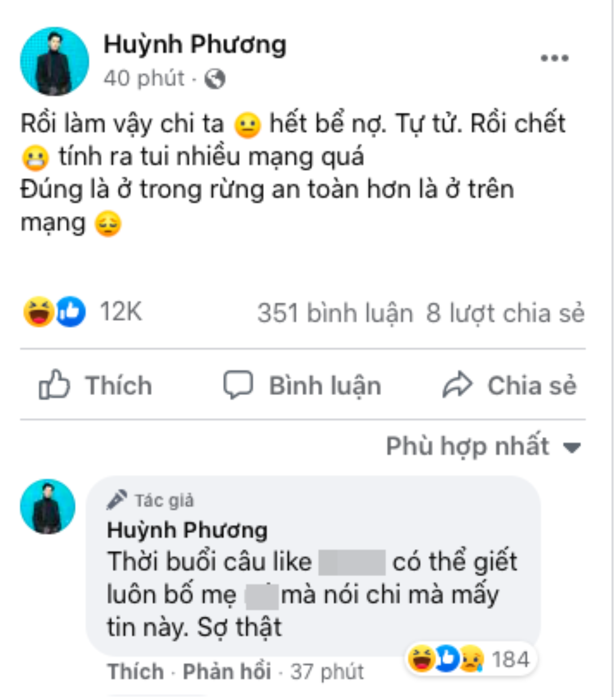 Bị đồn qua đời, đây là phản ứng của Huỳnh Phương FAPtv Ảnh 2