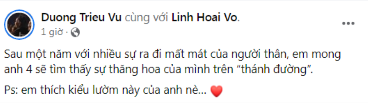 Hoài Linh tái xuất showbiz, Dương Triệu Vũ liền nhắn gửi đến nam danh hài Ảnh 4