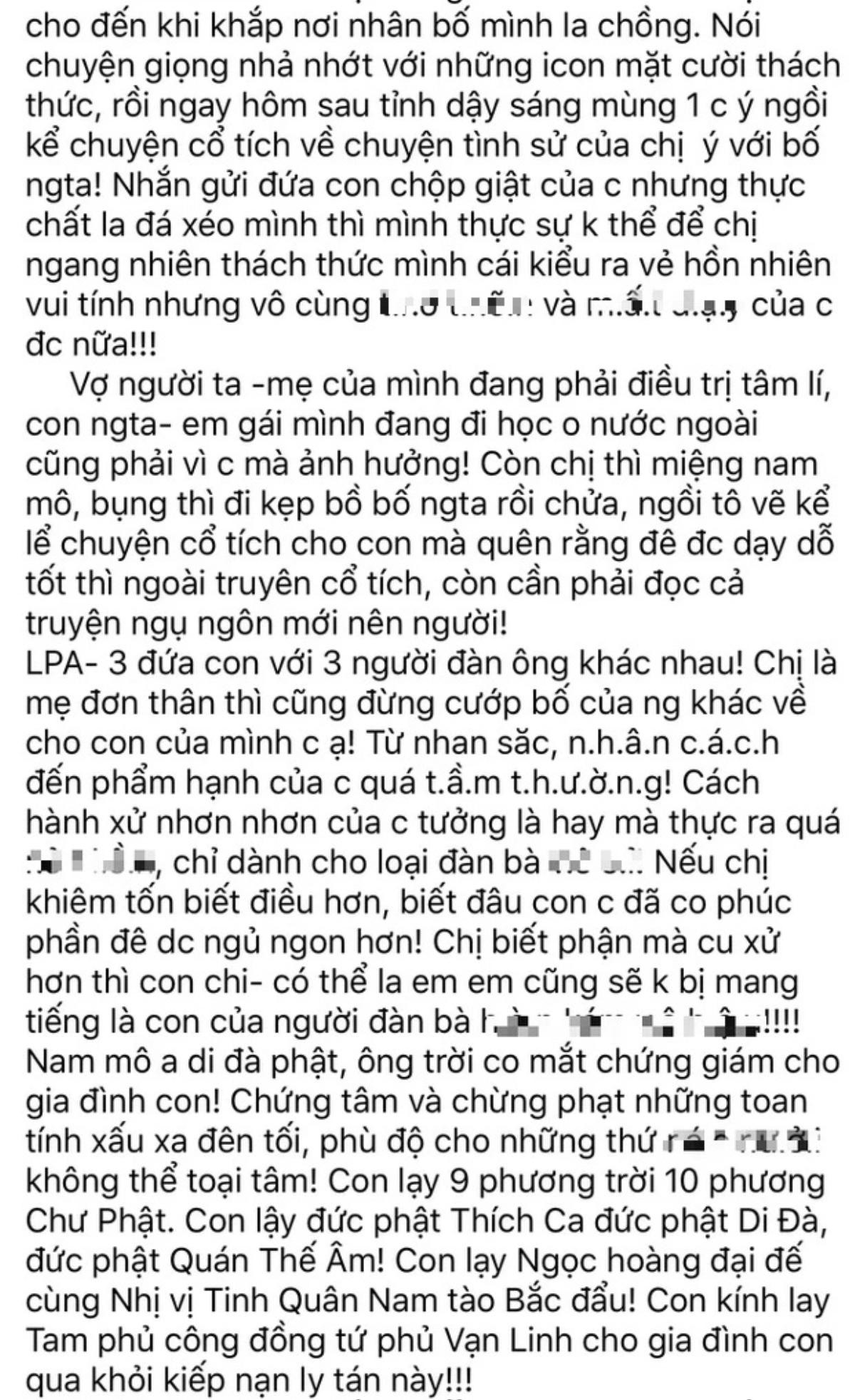 Con gái của nhân tình nói gì khi bị bạn thân của Lều Phương Anh 'bóc phốt' Ảnh 4