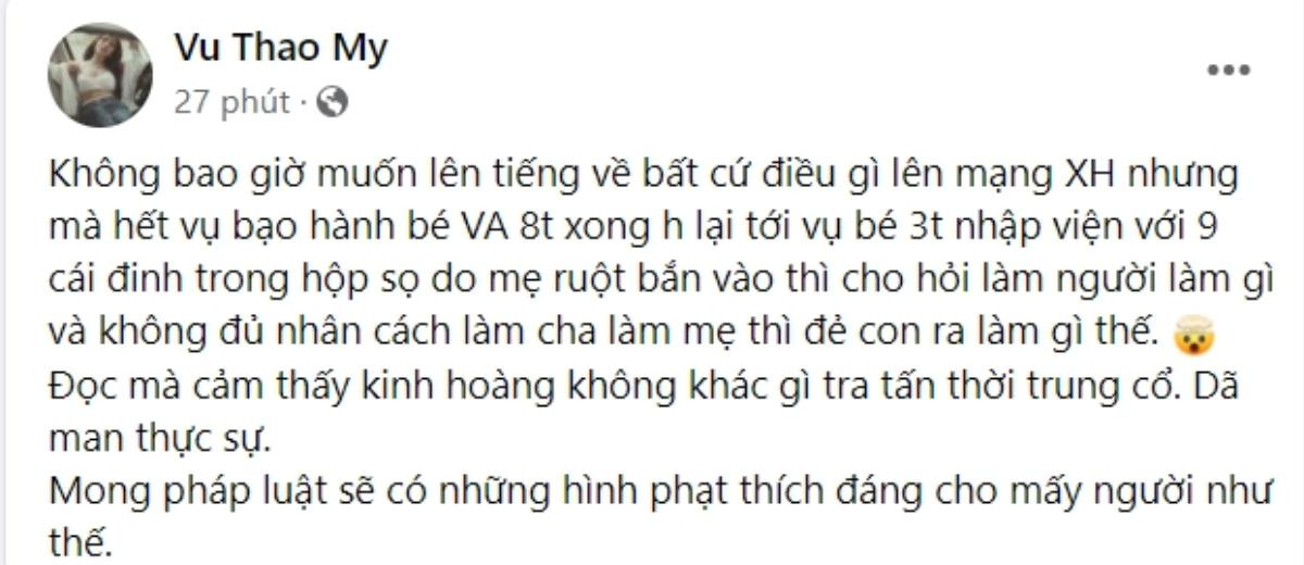 Vụ bé gái 3 tuổi bị đóng 9 cây đinh vào đầu: Hari Won và nhiều sao Việt lên tiếng bức xúc Ảnh 3