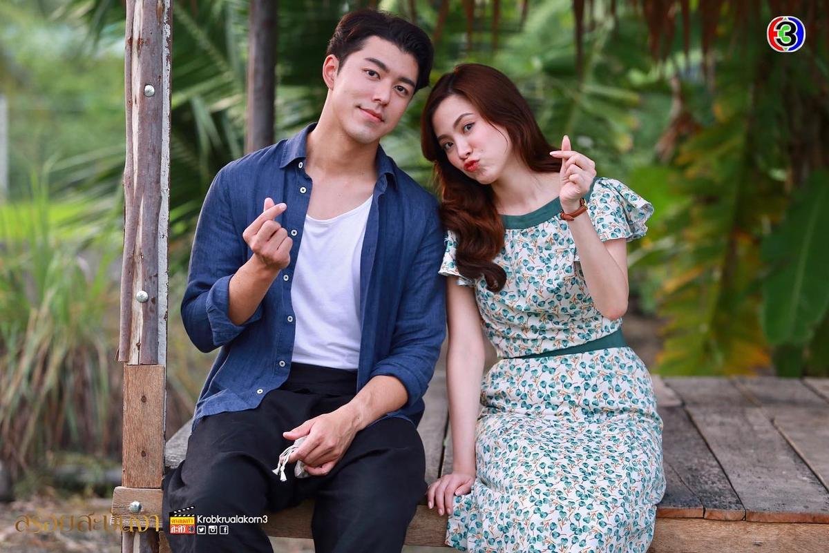 Hé lộ cảnh hôn của Nine Naphat và Baifern Pimchanok giữa trời mưa: Liệu có thoát được kiếp Friend Zone? Ảnh 1