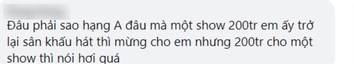 Tranh cãi cát-sê của Hồ Văn Cường lên tới 200 triệu: Dân mạng nói ảo, không thể hơn gấp đôi Phương Mỹ Chi Ảnh 4