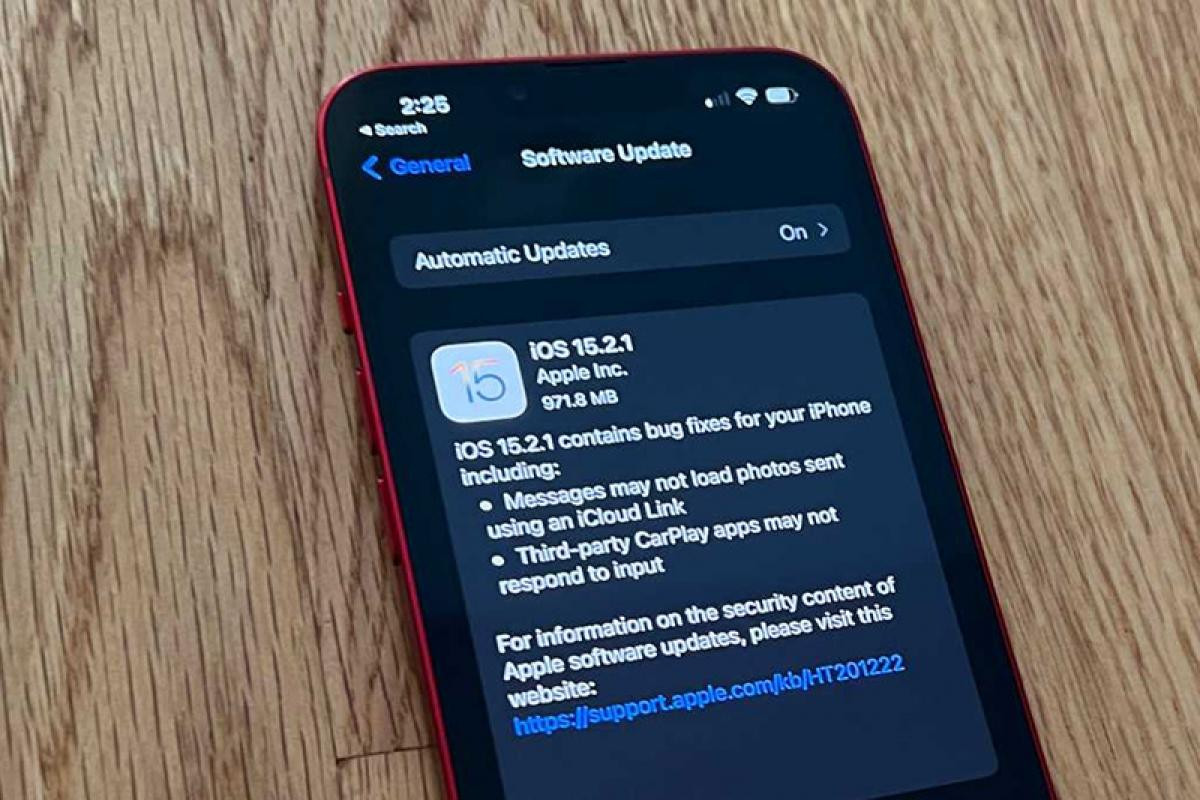 Apple tung bản cập nhật iOS 15.2.1, gặp phải những lỗi này nên nâng cấp ngay Ảnh 1