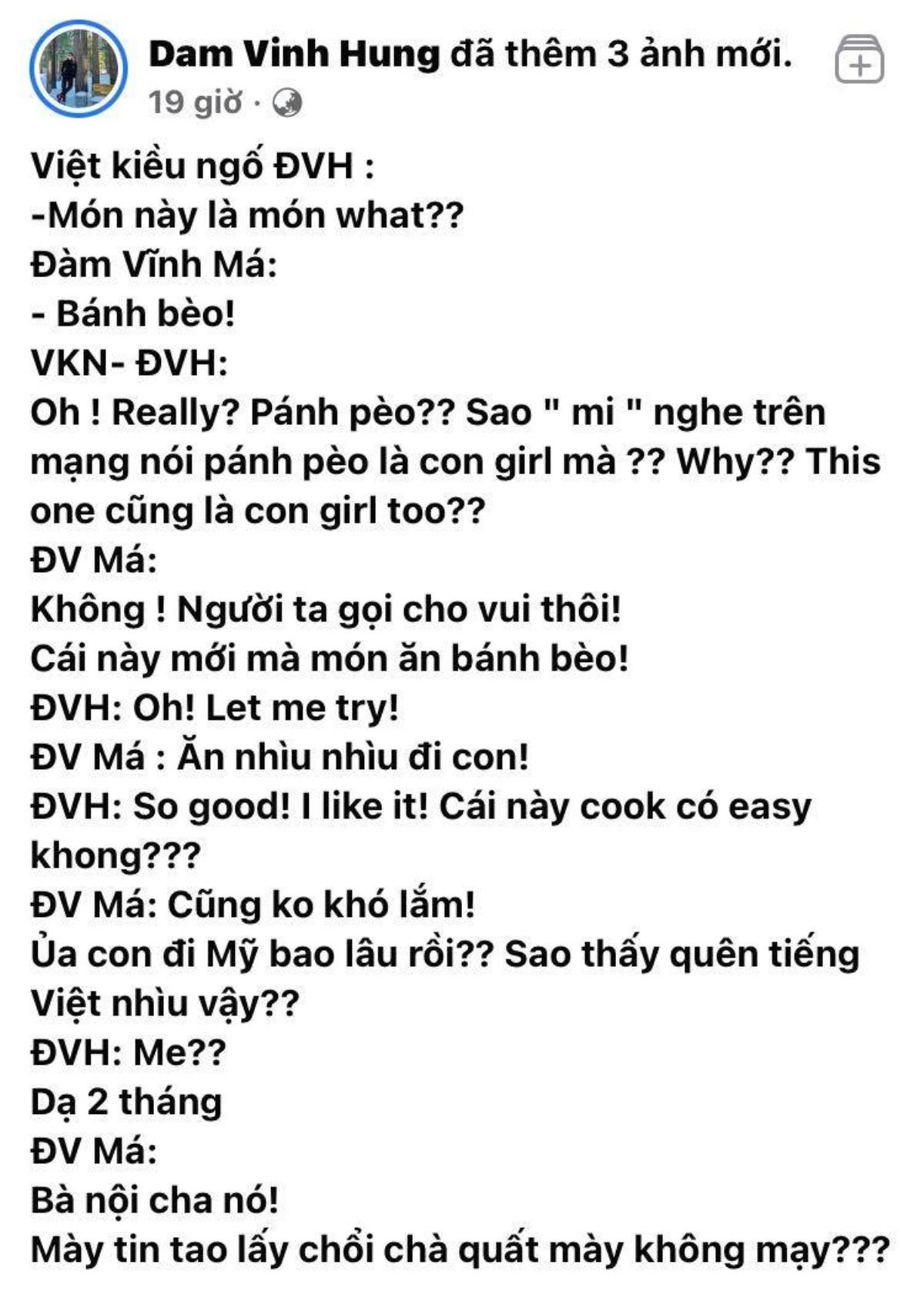 Đàm Vĩnh Hưng vừa về nước đã bị mẹ 'dọa đánh', lý do là gì đây? Ảnh 2