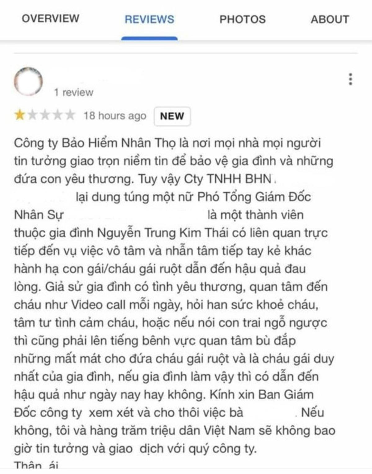 Vụ bé V.A bị bạo hành tử vong: Công ty bảo hiểm bị đánh giá tiêu cực vì nhân viên liên quan đến bố bé gái Ảnh 4