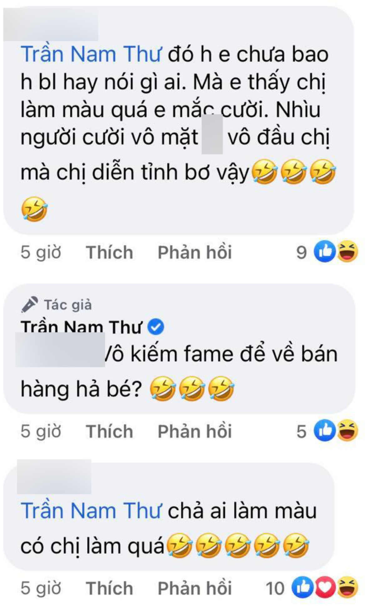 Nam Thư đáp trả khi bị nói 'nịnh' NS Hoài Linh, nói rõ về clip 'lên tặng hoa đi' gây xôn xao trước đó Ảnh 4