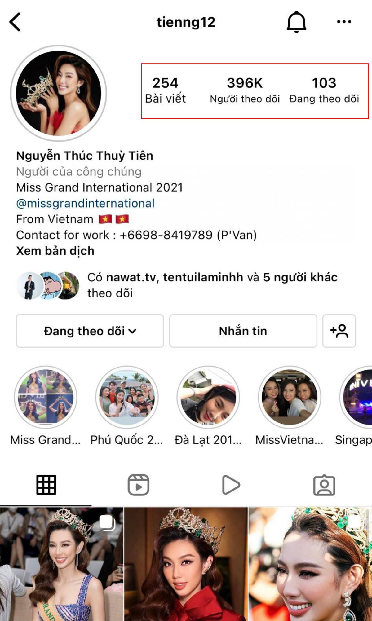 Thực hư tin Hoa hậu Thuỳ Tiên bị huỷ follow hàng loạt trên Instagram? Ảnh 2