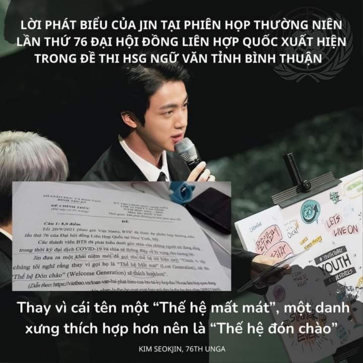 BTS xuất hiện trong đề thi tuyển học sinh giỏi lớp 12 Ảnh 2