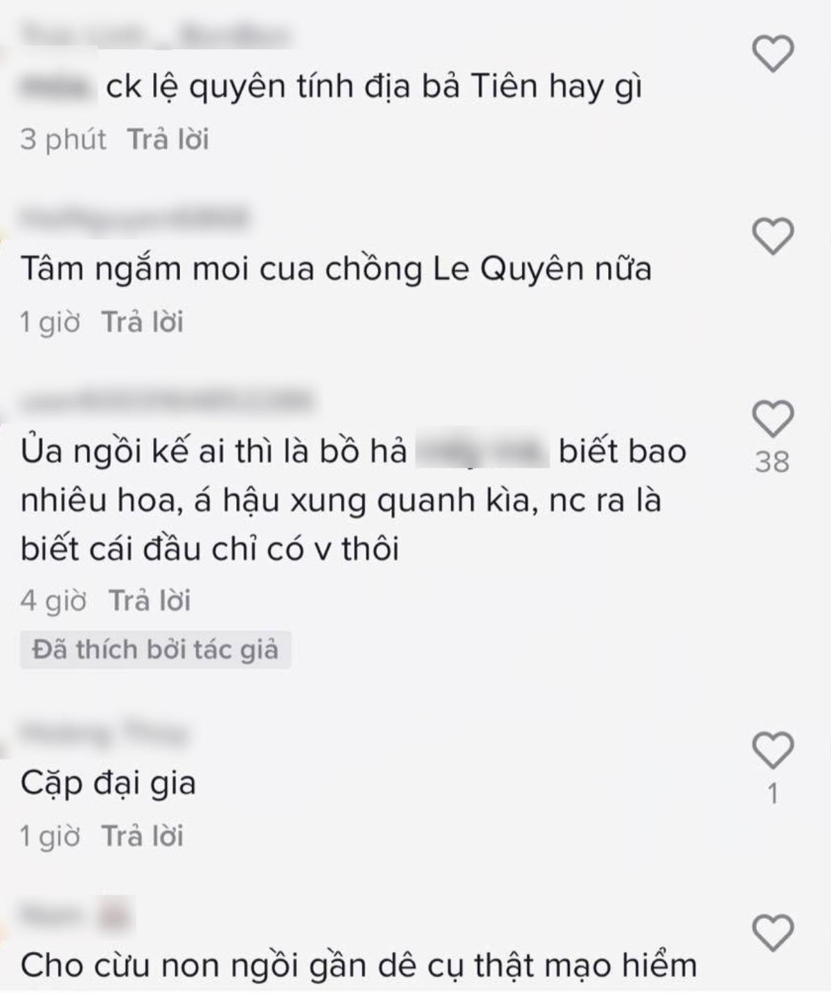 Fan 'xua đuổi' chồng cũ Lệ Quyên vì ngồi cạnh Thùy Tiên, lo lắng nàng Hậu 'cặp đại gia' Ảnh 4