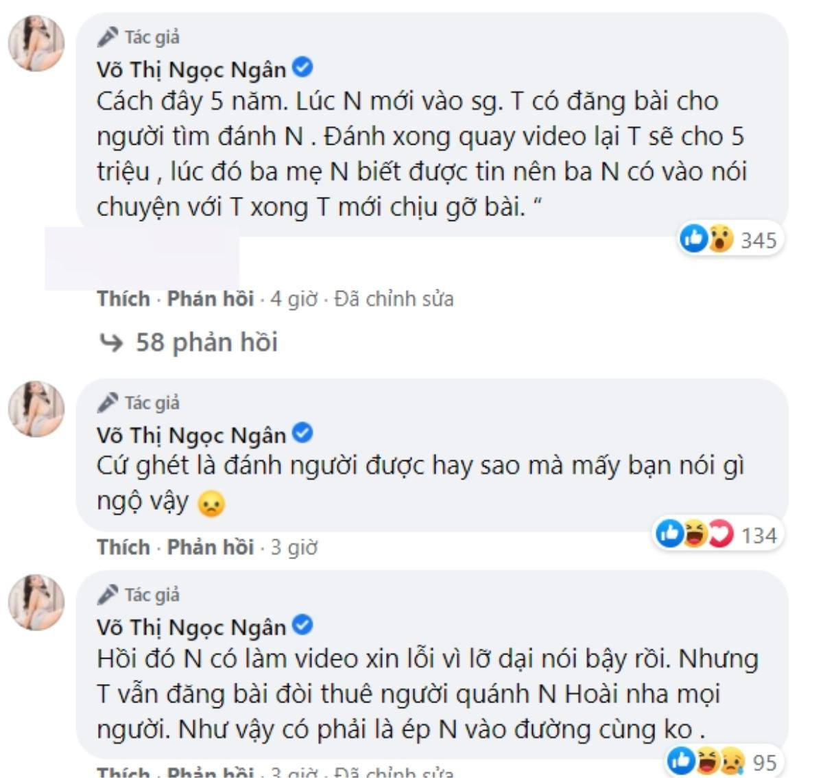 Giữa drama cực căng của Trần My và Trang Nemo, Ngân 98 ám chỉ 'ai đó tên T' từng thuê người đánh mình Ảnh 4