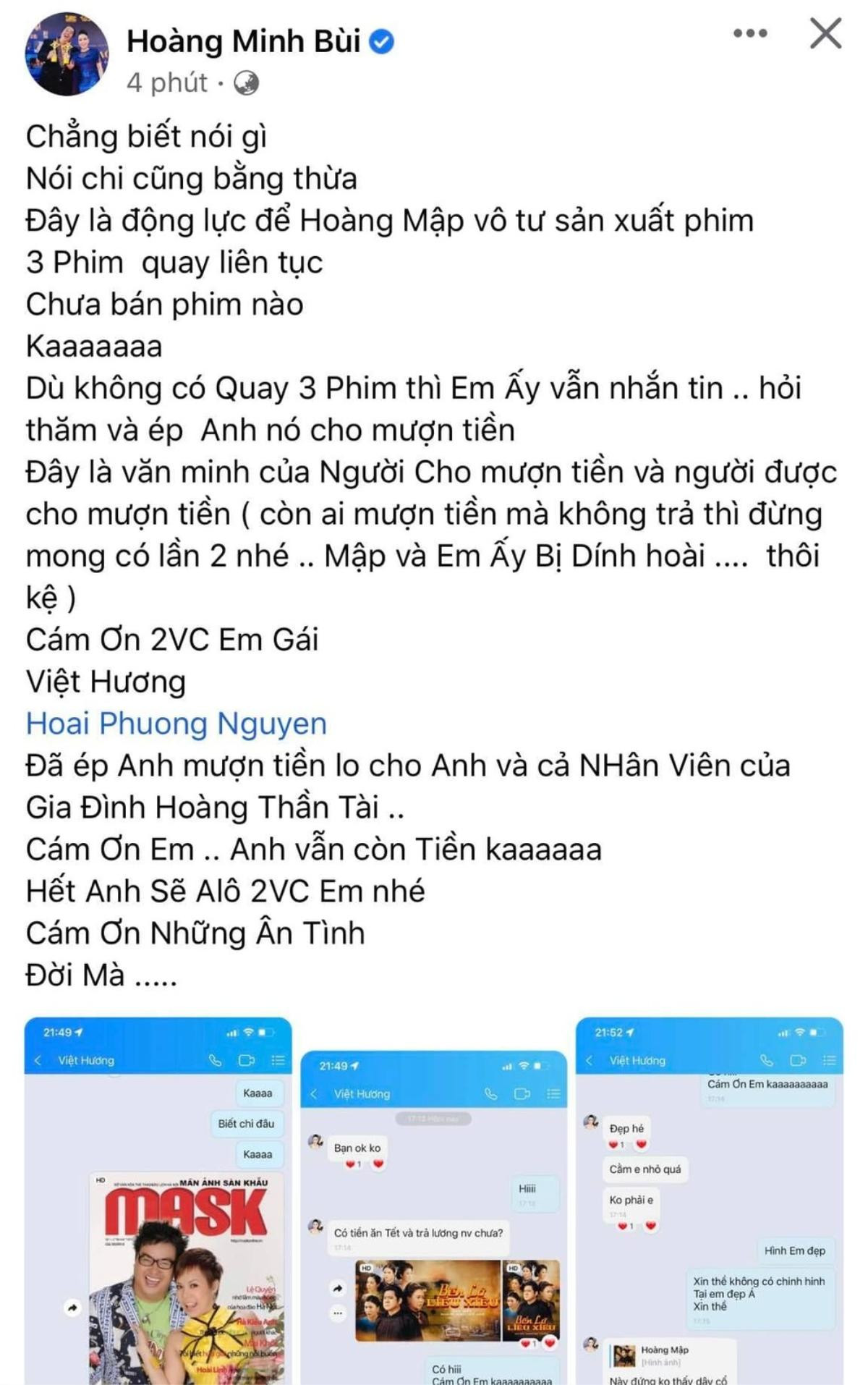 Không chỉ tặng xế hộp, Việt Hương còn chủ động cho Hoàng Mập mượn tiền Ảnh 2