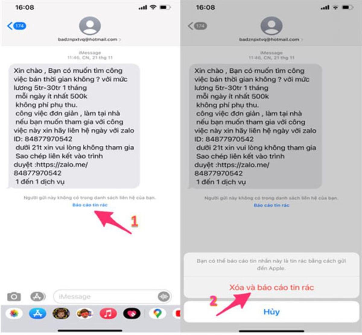 3 cách chặn tin nhắn rác iMessage gây phiền toái trên iPhone Ảnh 4