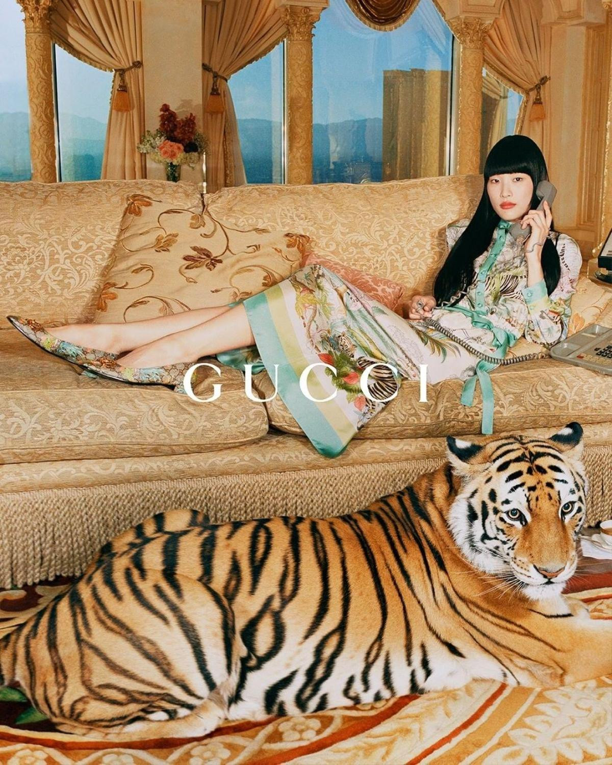 Quảng cáo năm mới của Gucci có nguy cơ bị gỡ vì sử dụng hổ thật Ảnh 1