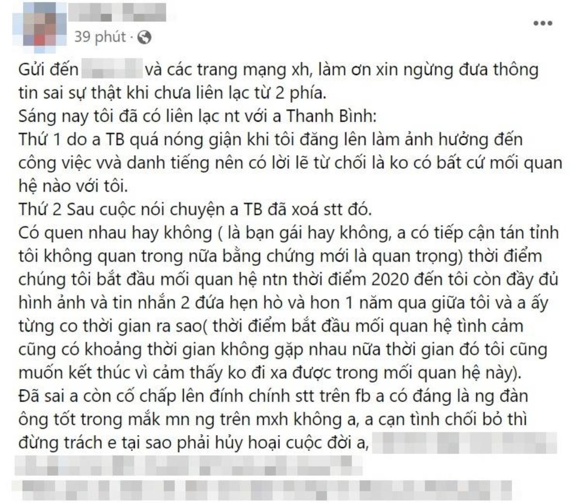 Phía Thanh Bình lên tiếng phản pháo, cô gái 'bóc phốt' tung ngay loạt tin nhắn bằng chứng Ảnh 4