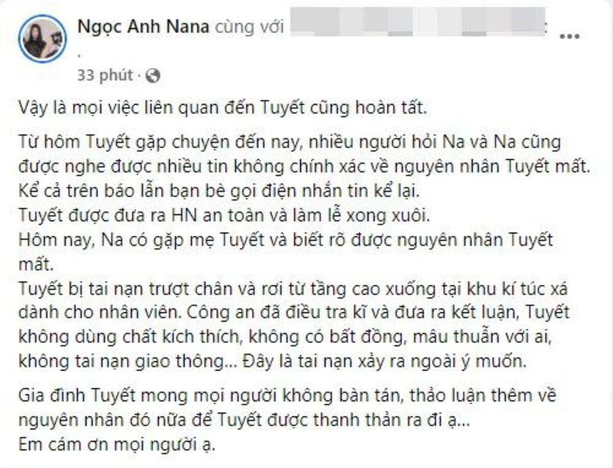 Mẹ người mẫu Nguyễn Thị Tuyết tiết lộ lý do con gái qua đời Ảnh 2