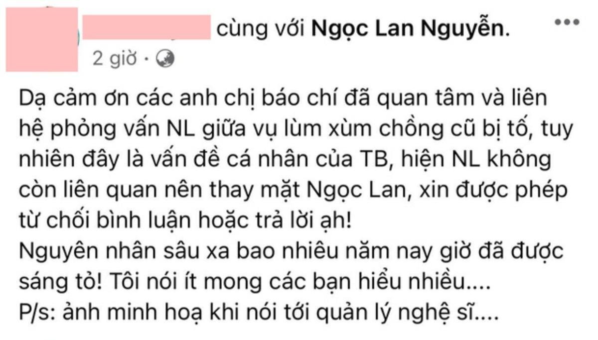 Thanh Bình nói gì sau lời ẩn ý 'nói ít hiểu nhiều' từ phía quản lý diễn viên Ngọc Lan? Ảnh 3