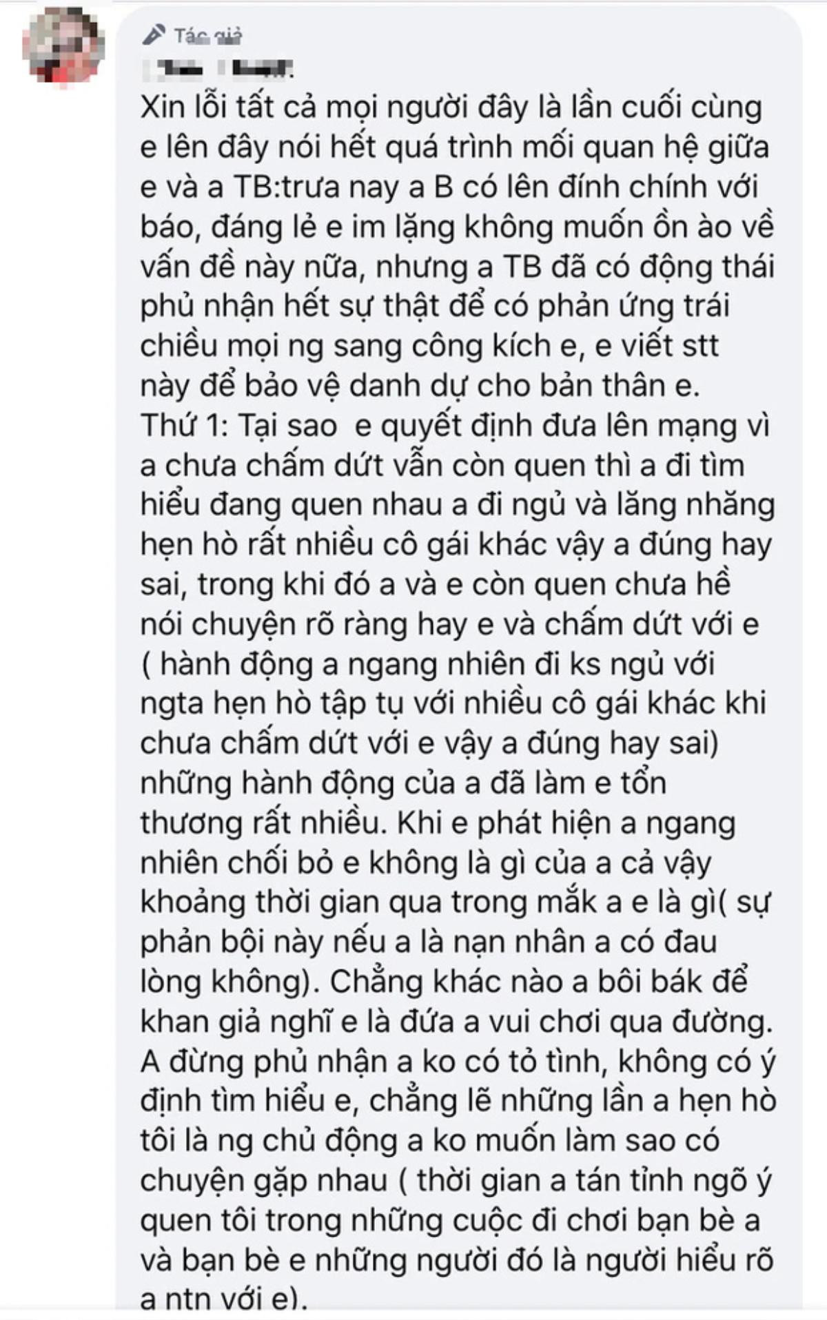 Sau khi Thanh Bình xin lỗi, cô gái 'phốt' nam diễn viên lại lên tiếng kể chi tiết sự việc Ảnh 2