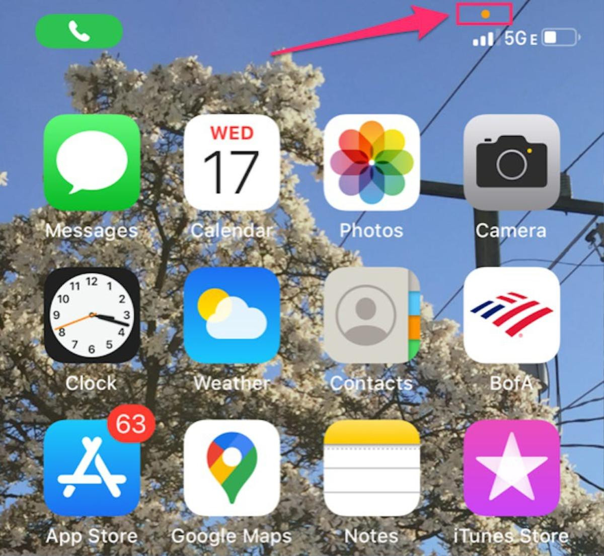 Vì sao iPhone hiển thị chấm màu cam hoặc xanh trên góc phải màn hình? Ảnh 1